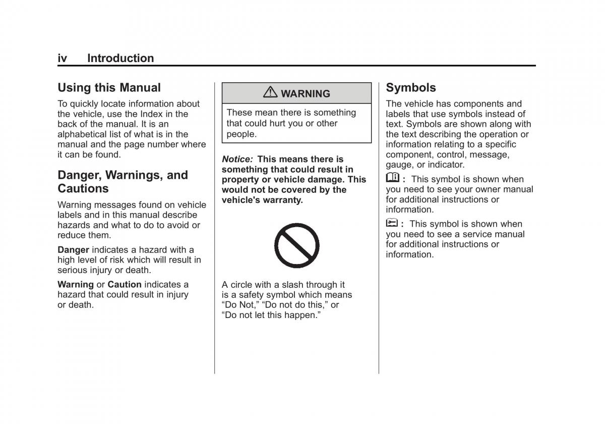 Chevrolet Cruze owners manuals / page 4