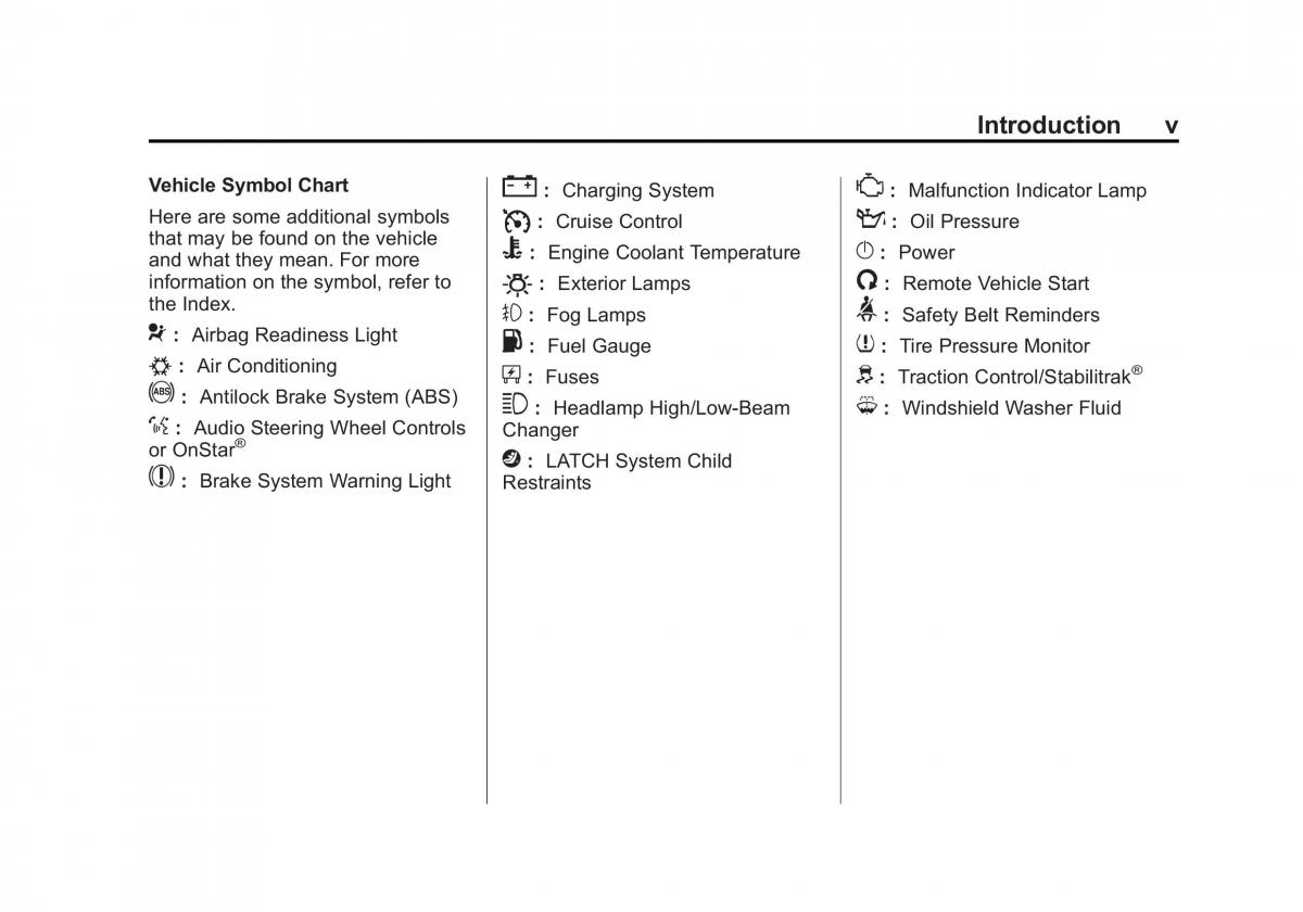 Chevrolet Cruze owners manuals / page 5