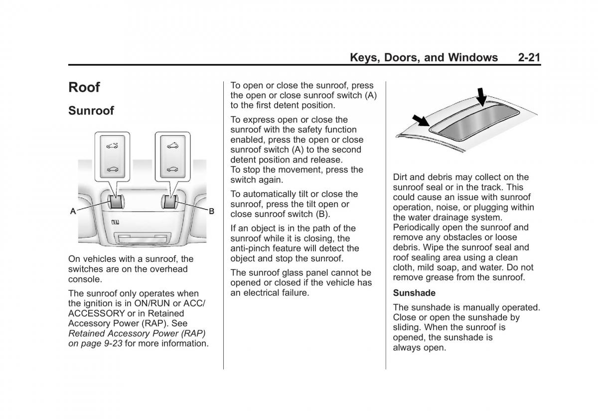 Chevrolet Cruze owners manuals / page 51