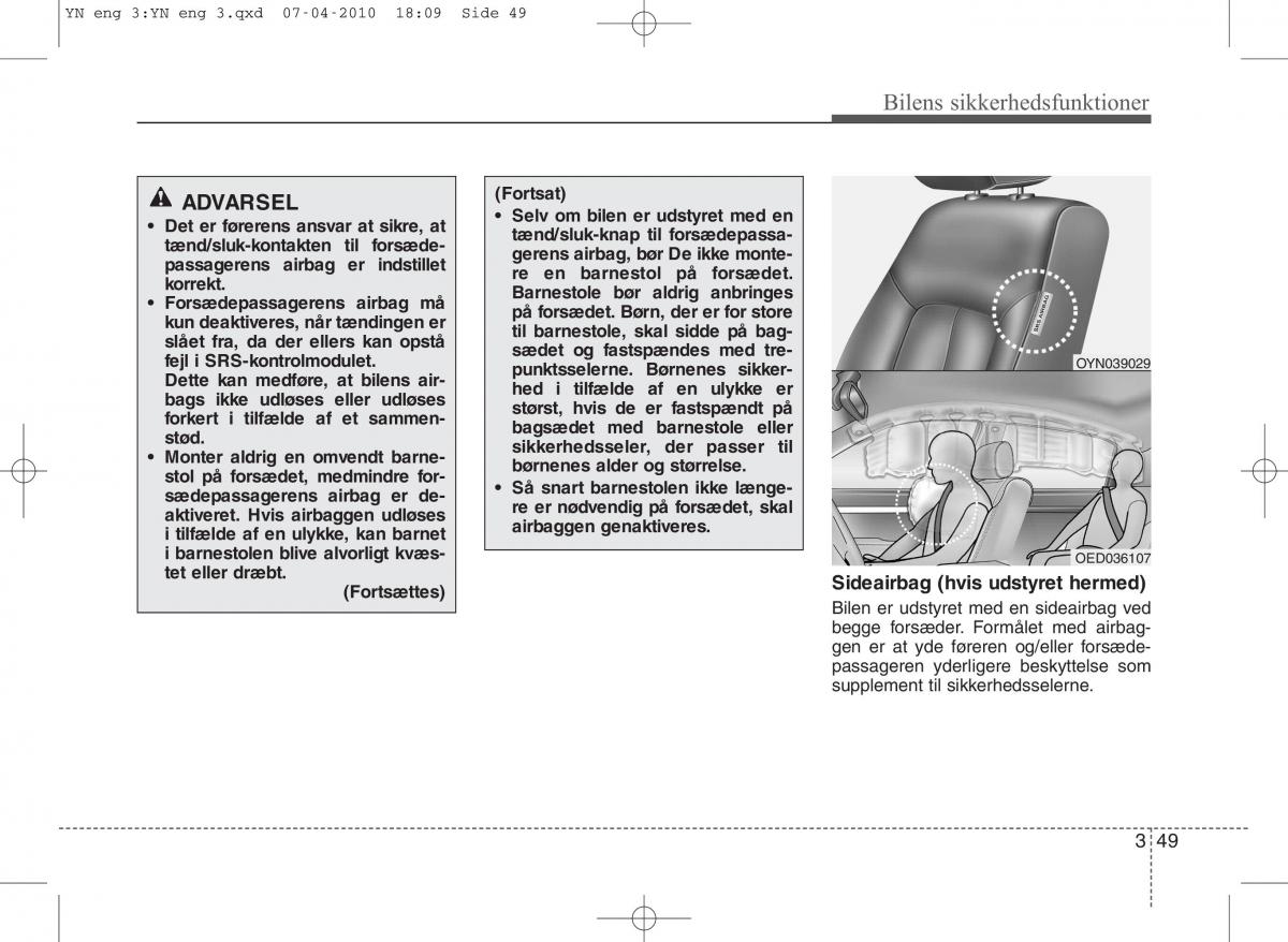 Kia Venga ejere handbog / page 63