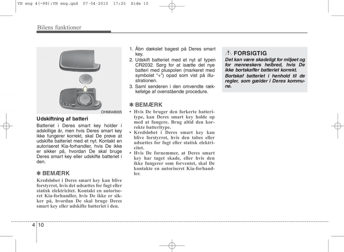 Kia Venga ejere handbog / page 84