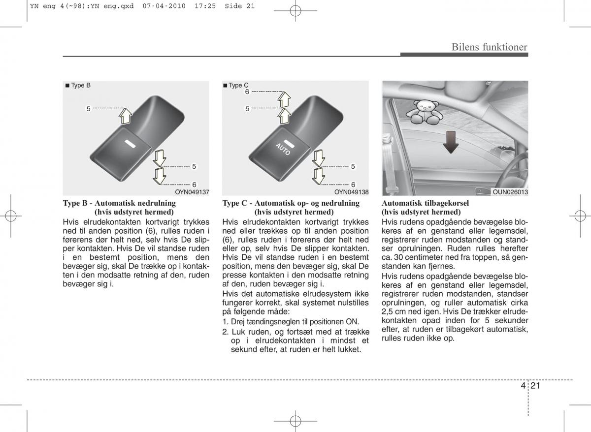 Kia Venga ejere handbog / page 95