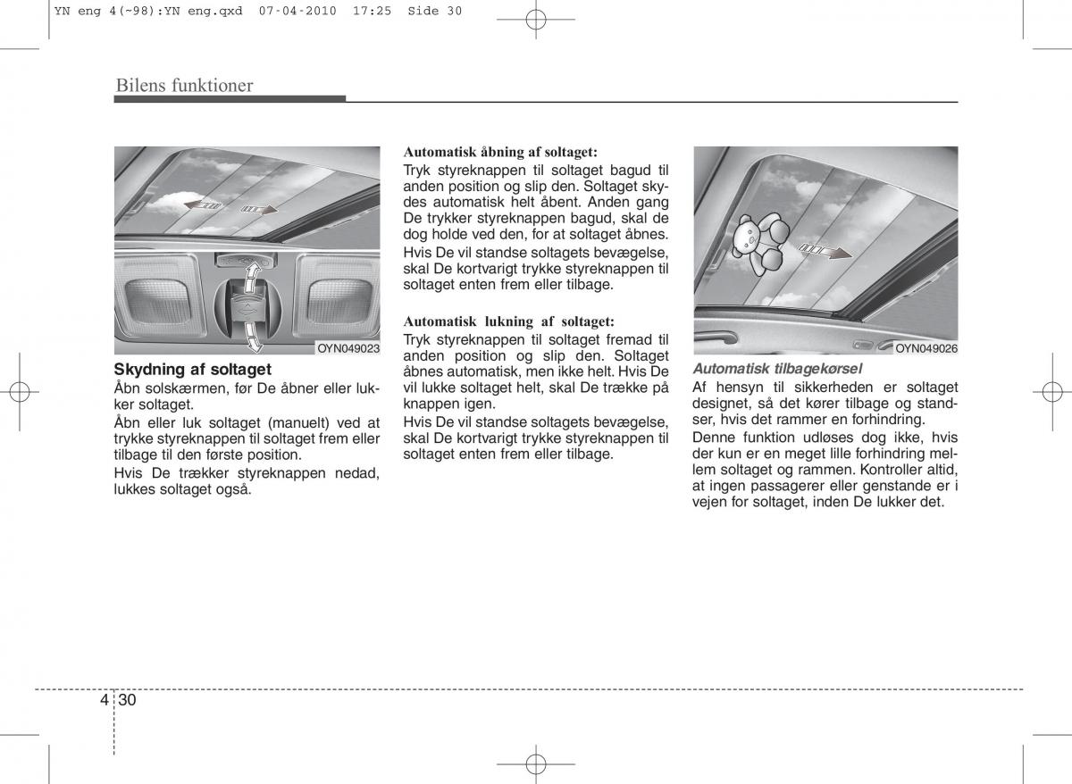 Kia Venga ejere handbog / page 104