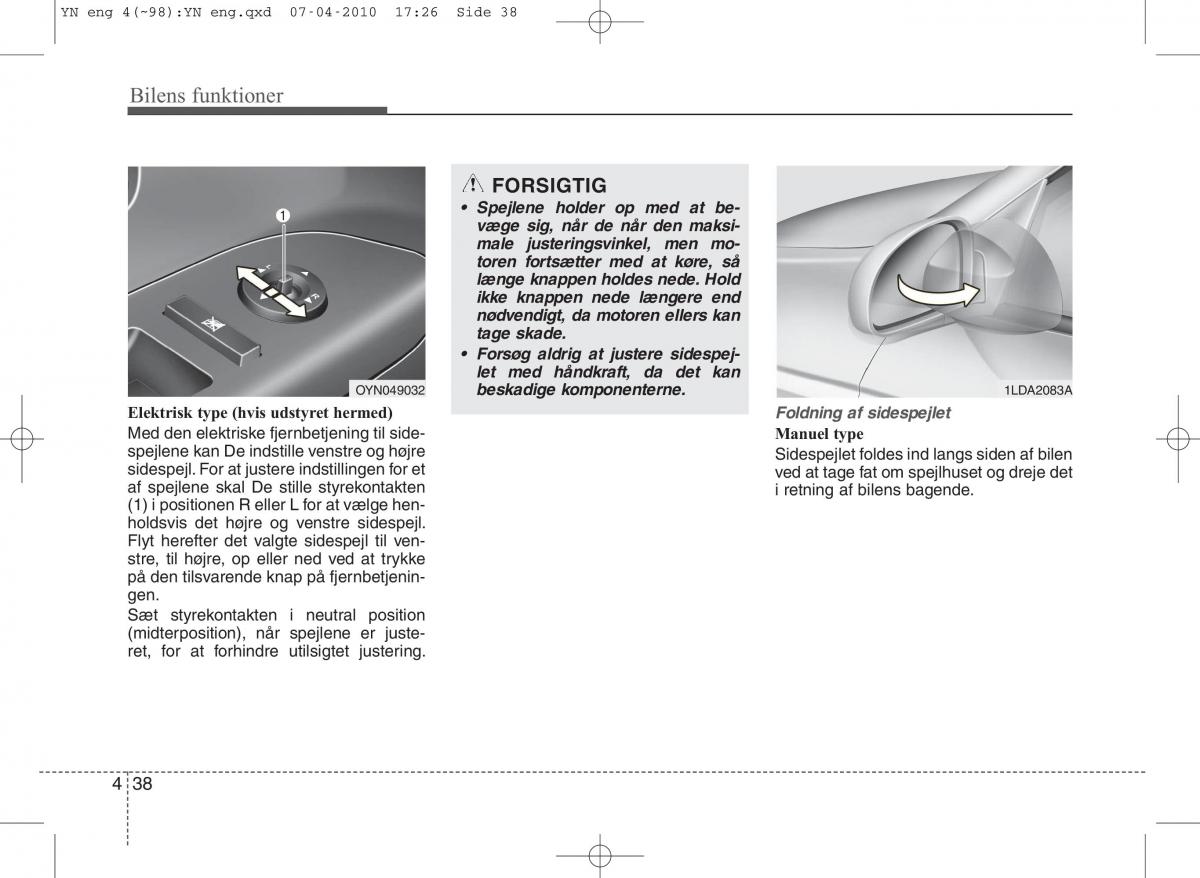 Kia Venga ejere handbog / page 112