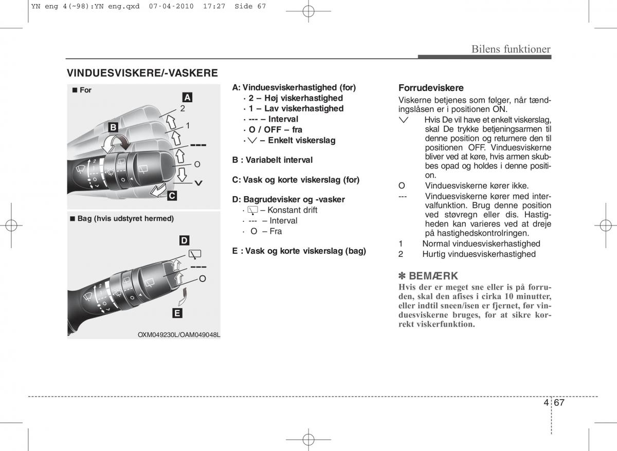 Kia Venga ejere handbog / page 141