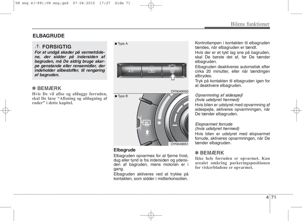 Kia Venga ejere handbog / page 145