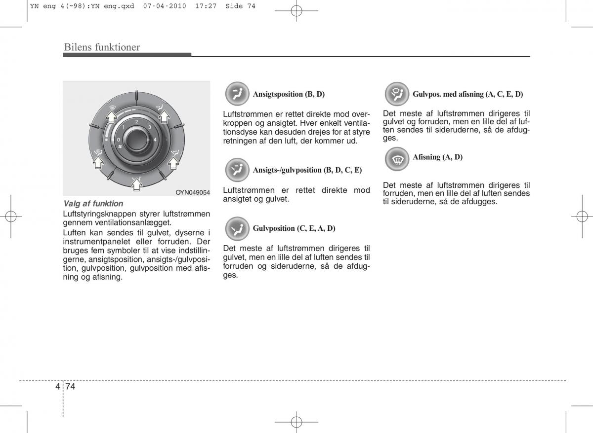 Kia Venga ejere handbog / page 148