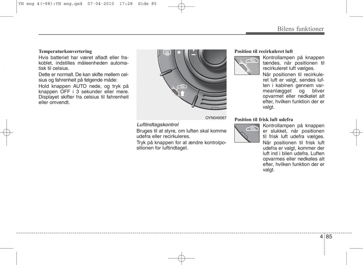 Kia Venga ejere handbog / page 159