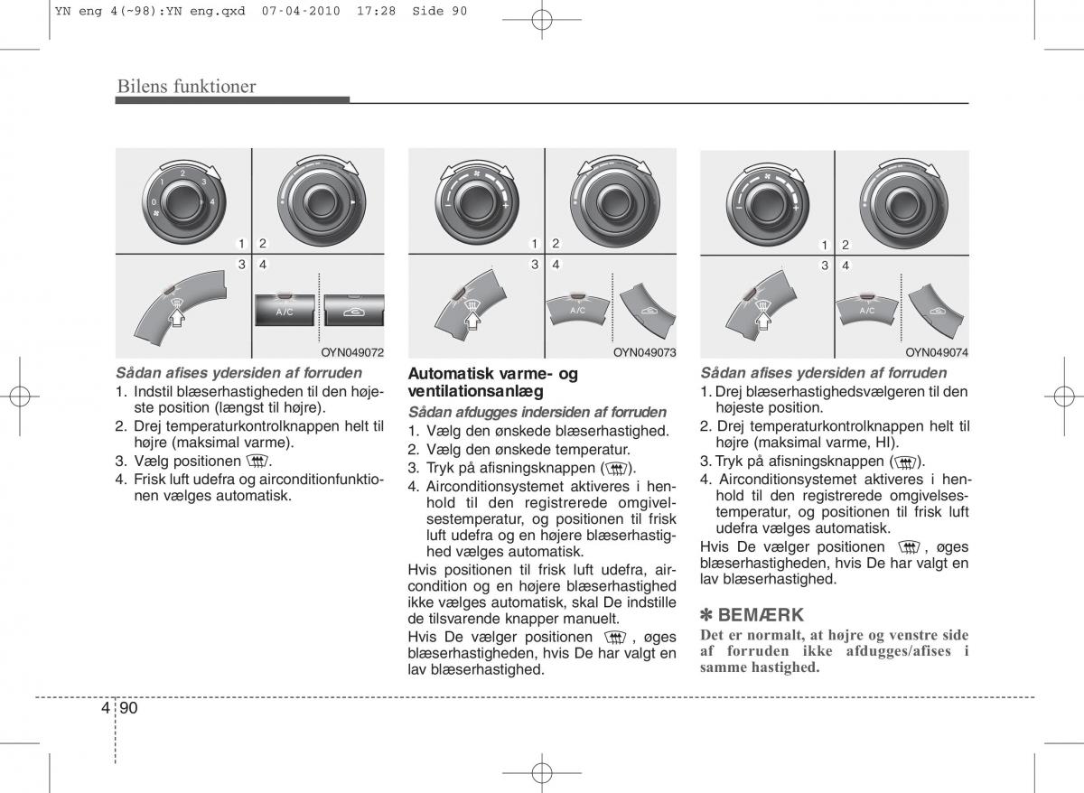 Kia Venga ejere handbog / page 164