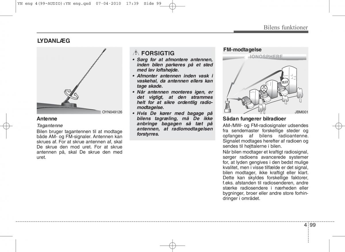 Kia Venga ejere handbog / page 173