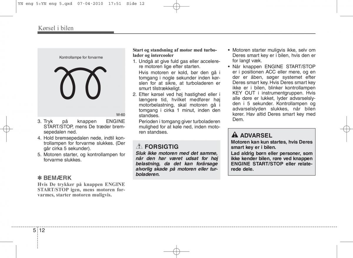 Kia Venga ejere handbog / page 218