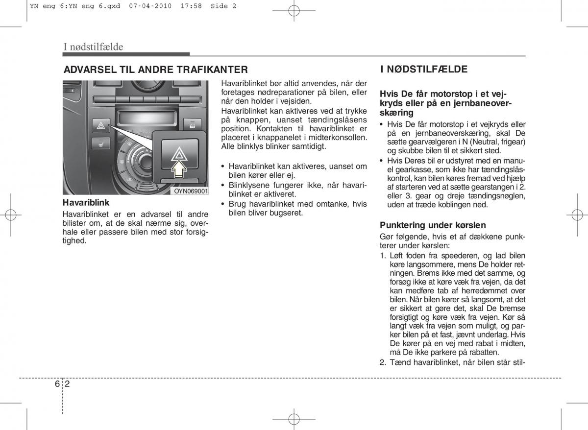 Kia Venga ejere handbog / page 268