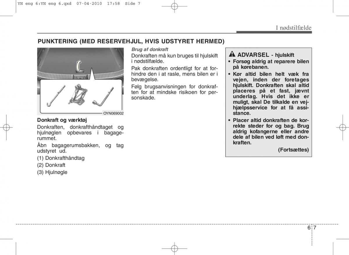 Kia Venga ejere handbog / page 273