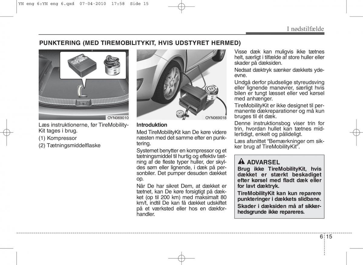 Kia Venga ejere handbog / page 281