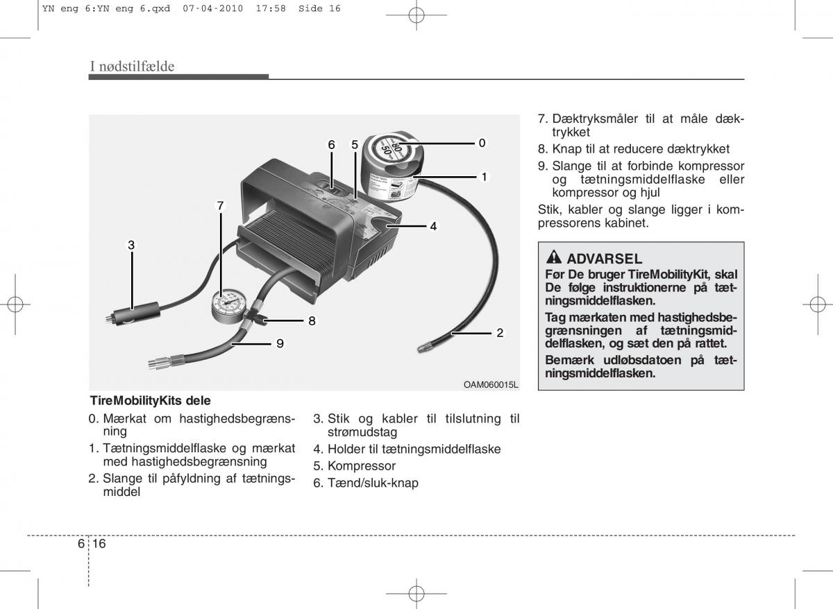 Kia Venga ejere handbog / page 282