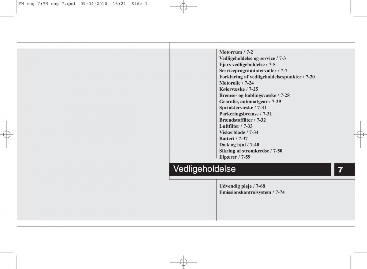 Kia Venga ejere handbog / page 297