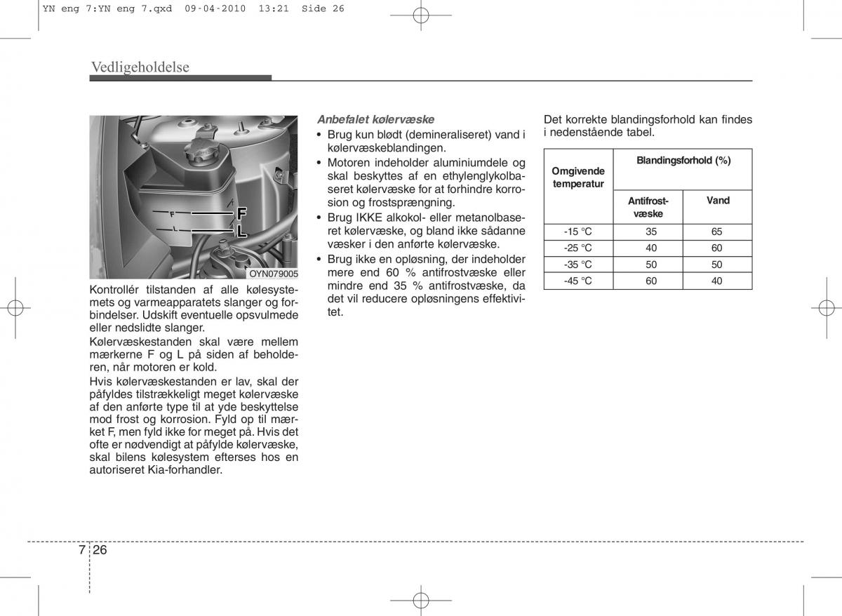 Kia Venga ejere handbog / page 322