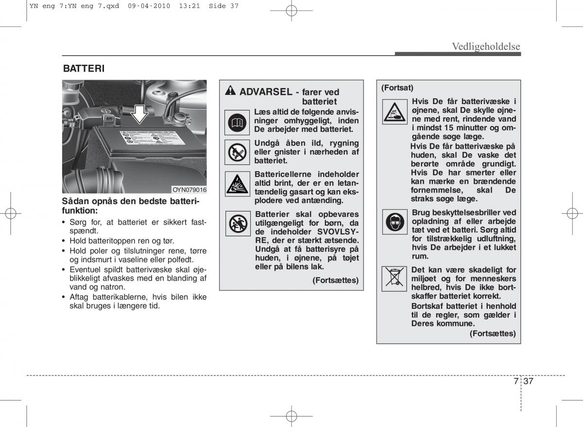 Kia Venga ejere handbog / page 333