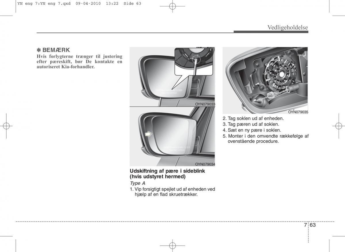 Kia Venga ejere handbog / page 359