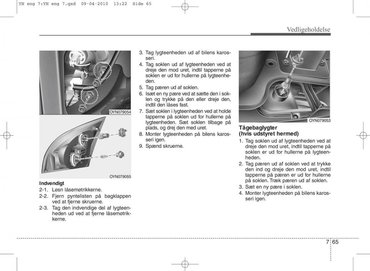 Kia Venga ejere handbog / page 361