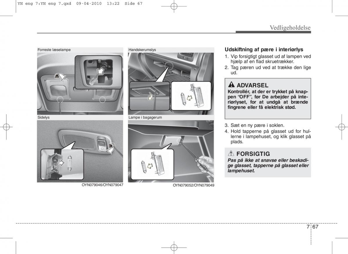 Kia Venga ejere handbog / page 363