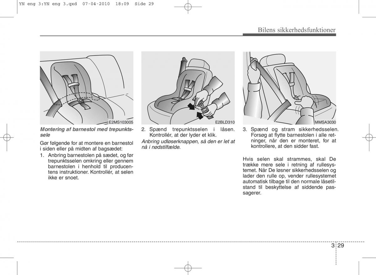 Kia Venga ejere handbog / page 43