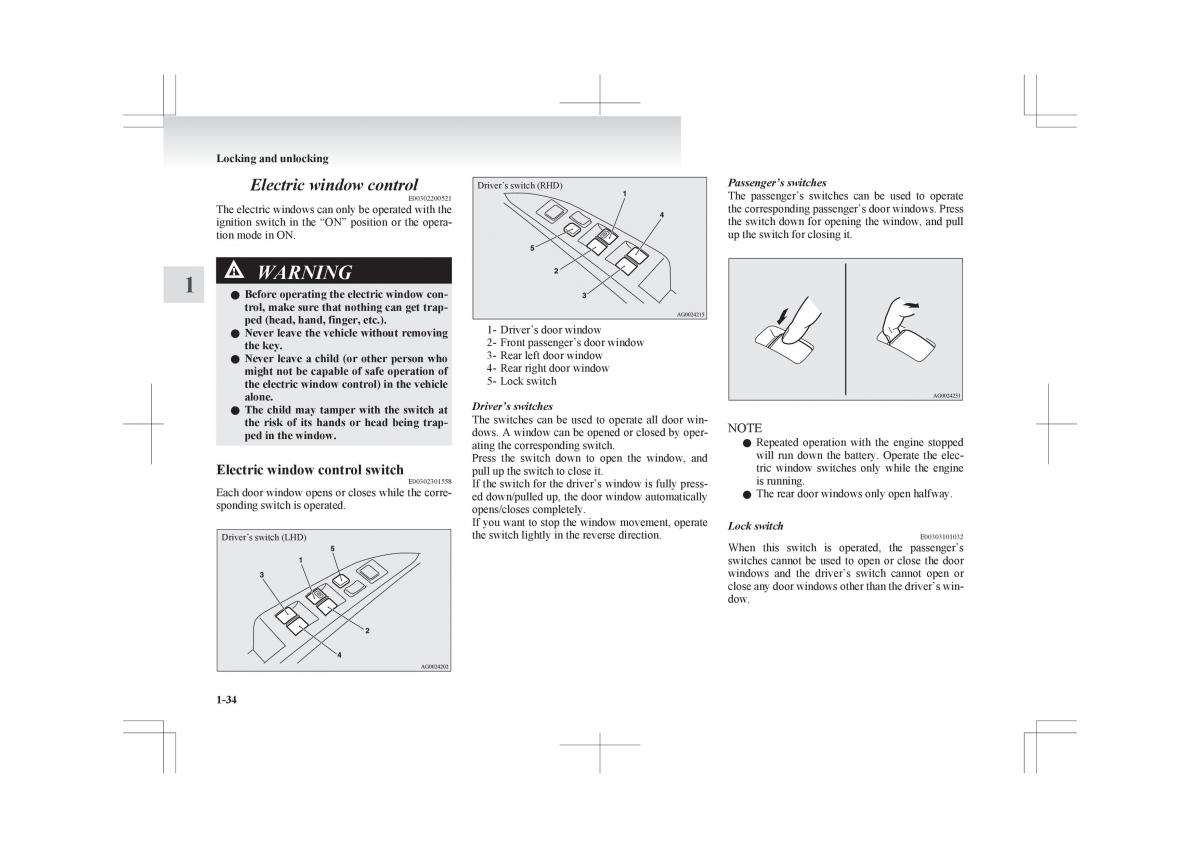 Mitsubishi ASX RVR owners manual / page 56