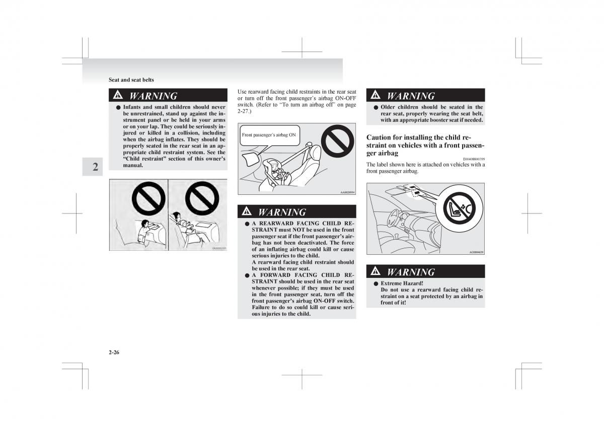 Mitsubishi ASX RVR owners manual / page 84