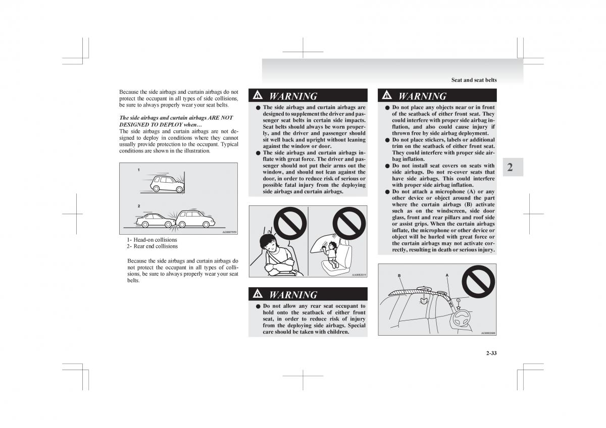 Mitsubishi ASX RVR owners manual / page 91