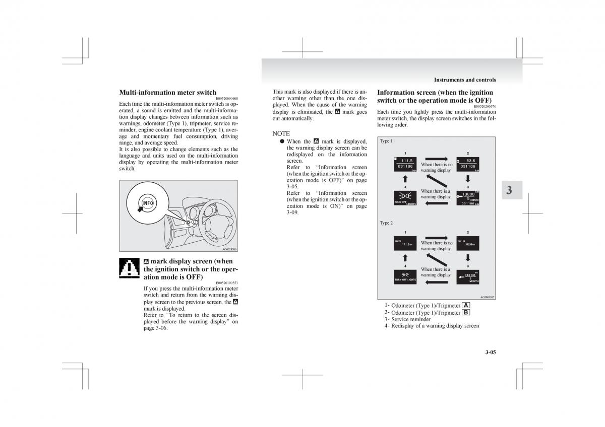 Mitsubishi ASX RVR owners manual / page 99