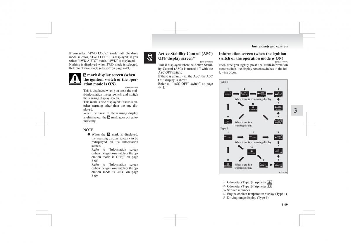 Mitsubishi ASX RVR owners manual / page 103