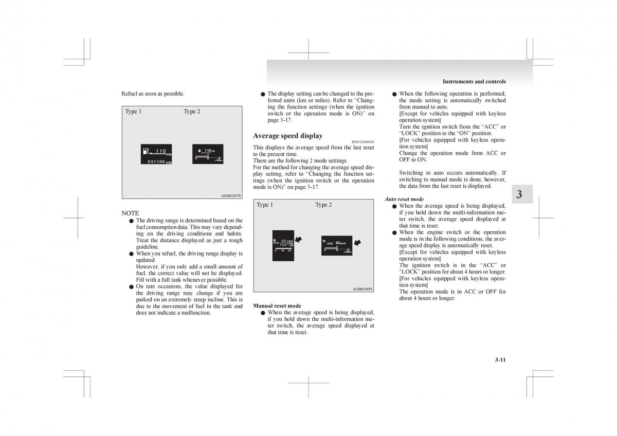 Mitsubishi ASX RVR owners manual / page 105