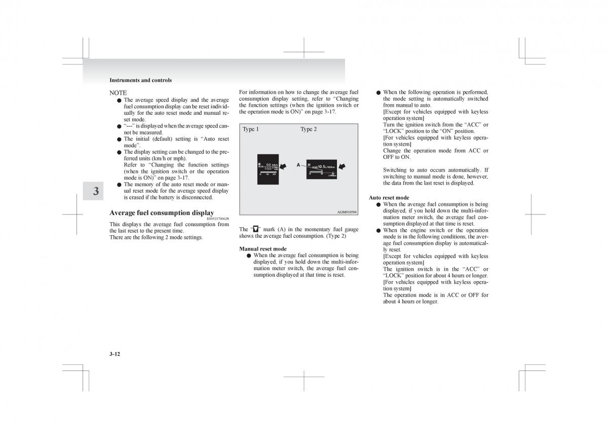 Mitsubishi ASX RVR owners manual / page 106