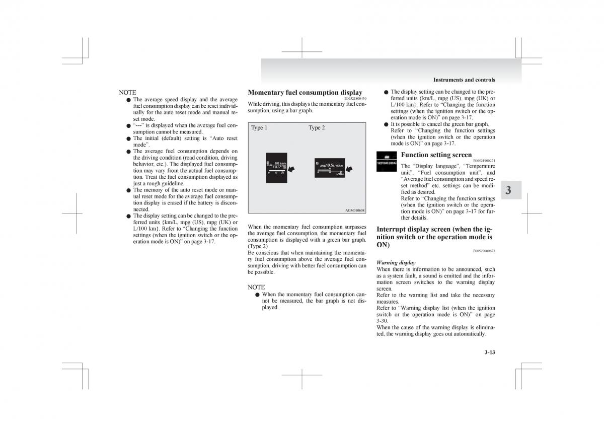 Mitsubishi ASX RVR owners manual / page 107