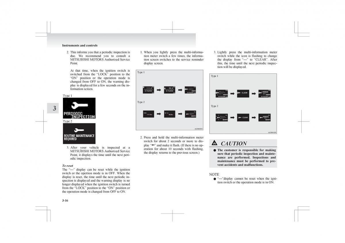 Mitsubishi ASX RVR owners manual / page 110