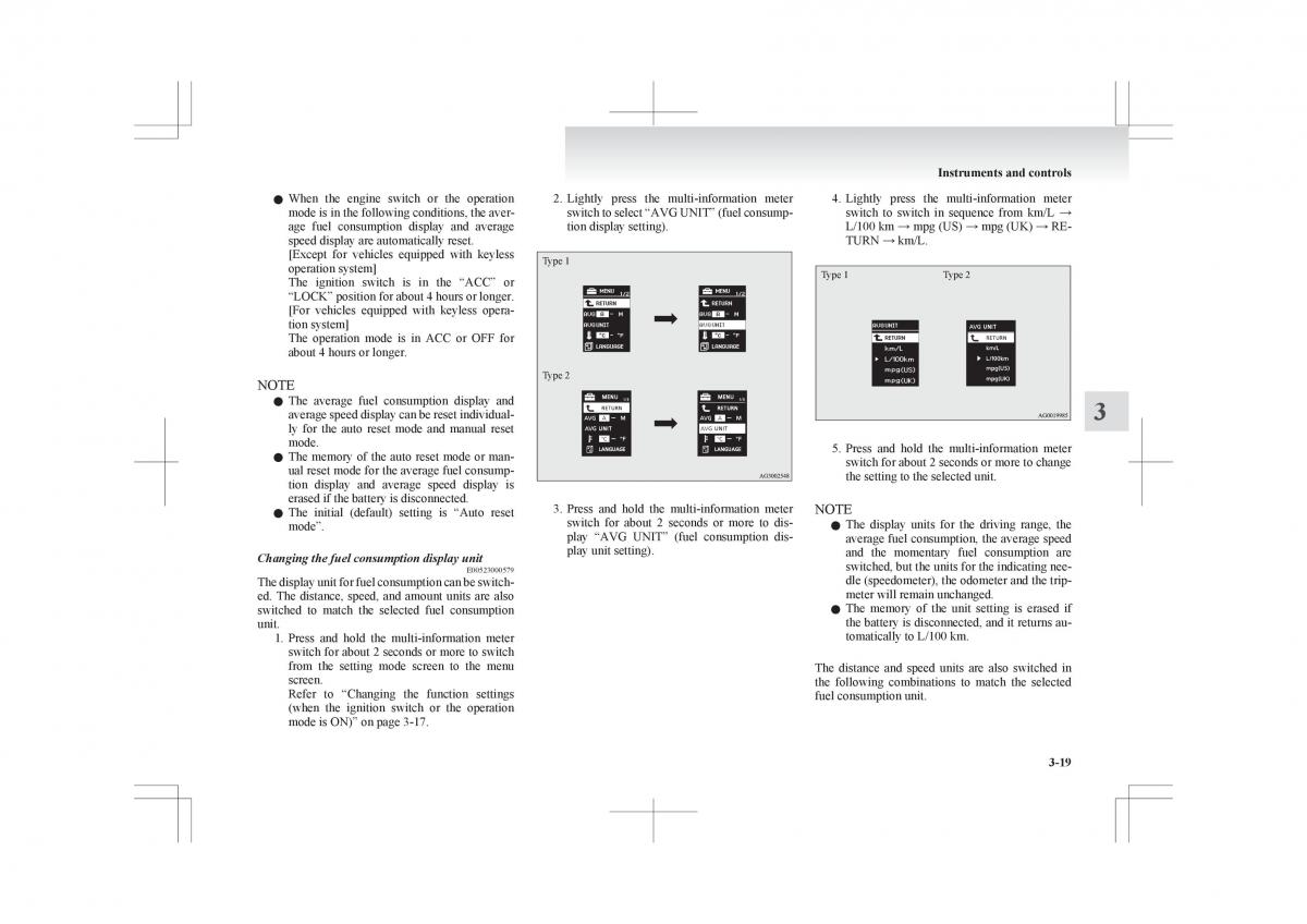 Mitsubishi ASX RVR owners manual / page 113