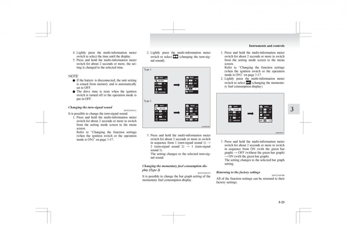 Mitsubishi ASX RVR owners manual / page 117