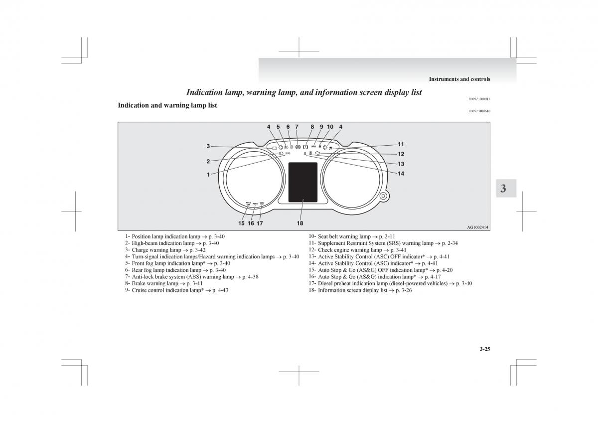 Mitsubishi ASX RVR owners manual / page 119