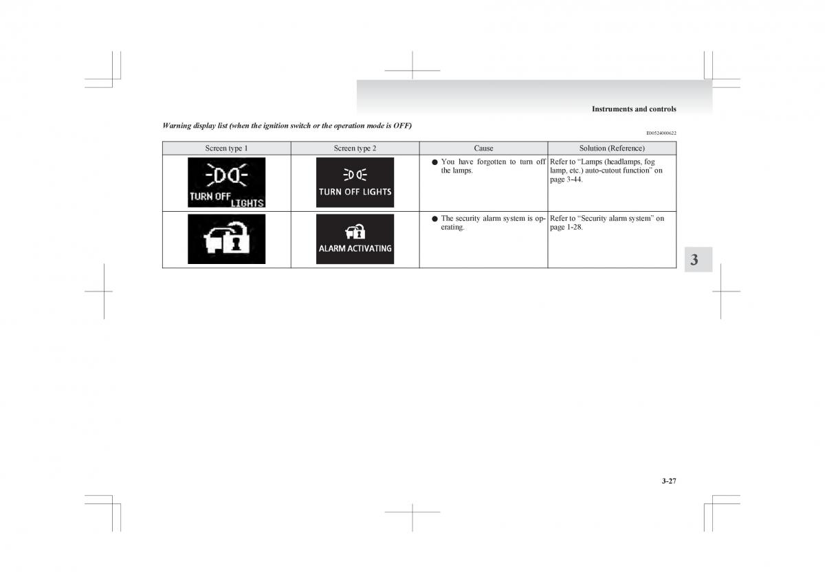 Mitsubishi ASX RVR owners manual / page 121