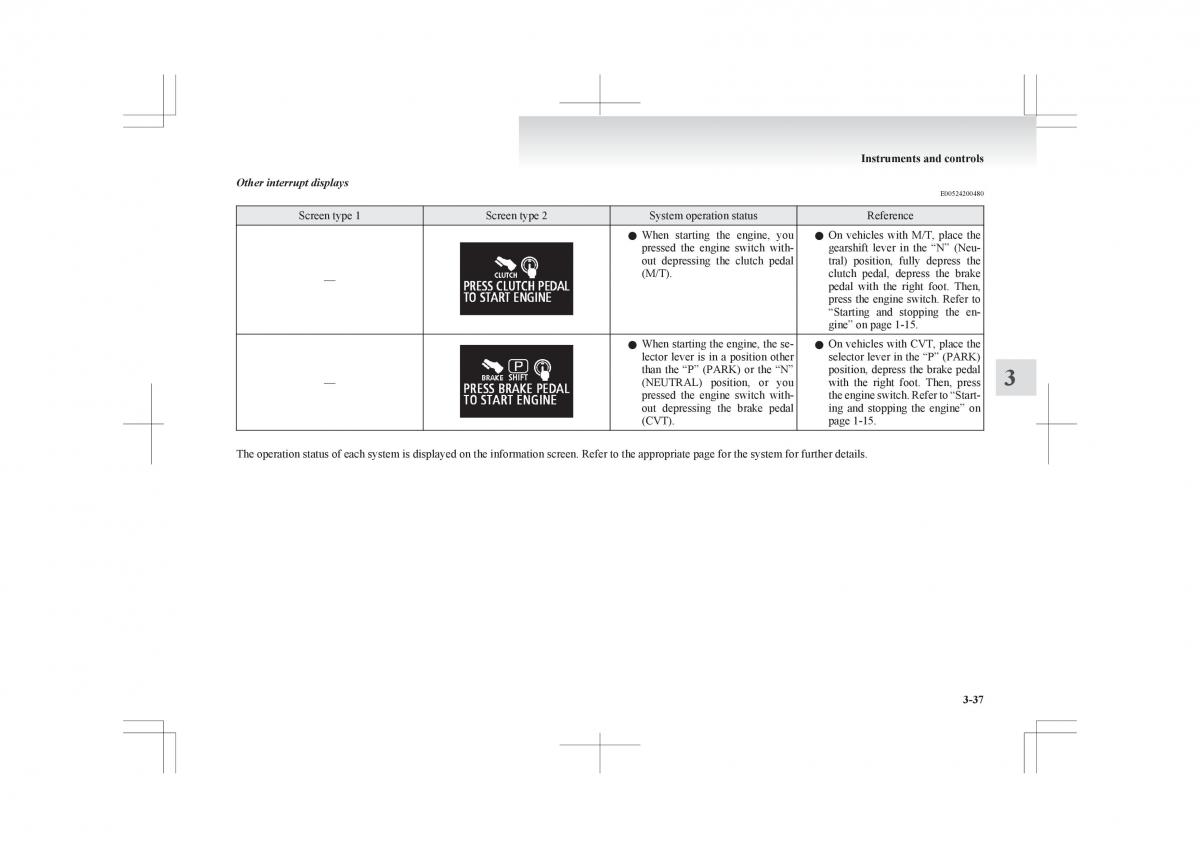 Mitsubishi ASX RVR owners manual / page 131