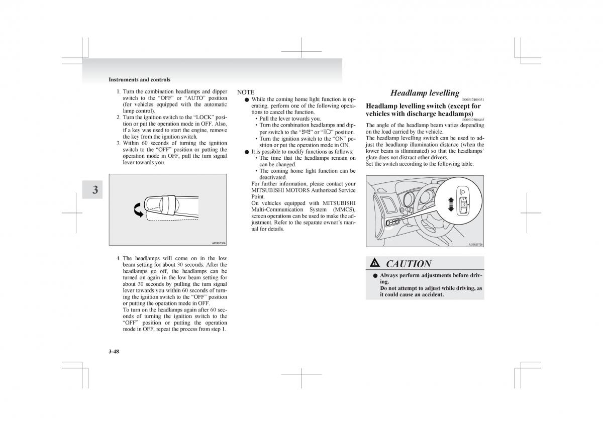 Mitsubishi ASX RVR owners manual / page 142