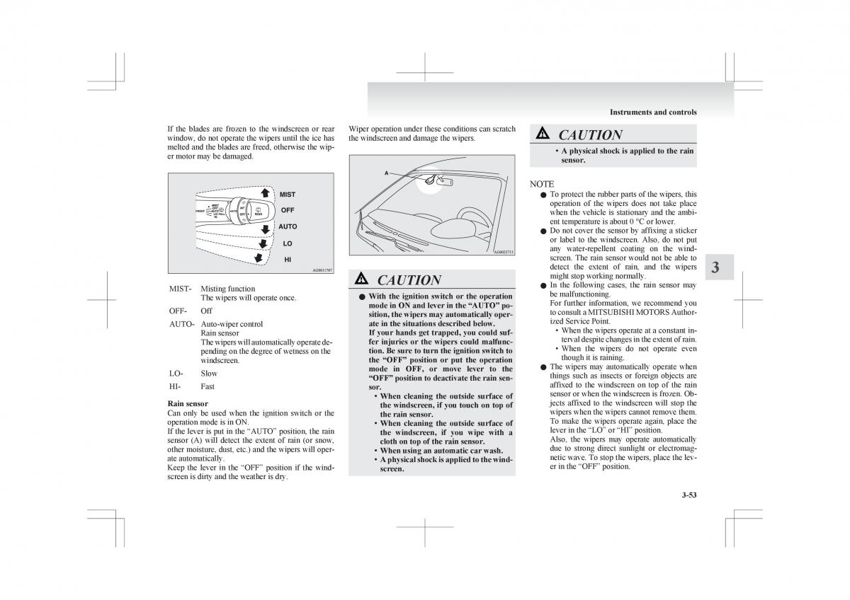 Mitsubishi ASX RVR owners manual / page 147