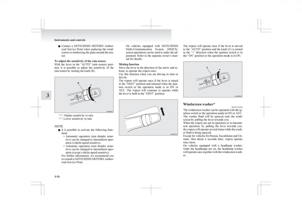 Mitsubishi ASX RVR owners manual / page 148