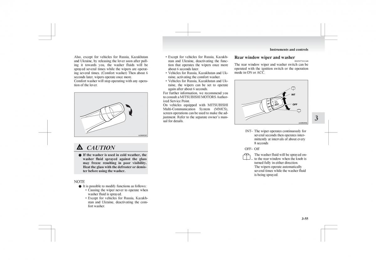 Mitsubishi ASX RVR owners manual / page 149