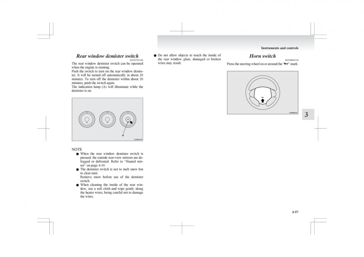 Mitsubishi ASX RVR owners manual / page 151