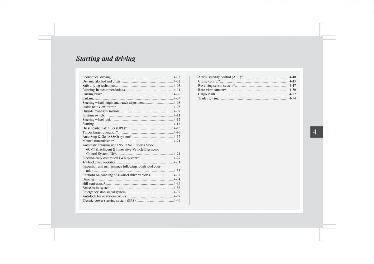 Mitsubishi ASX RVR owners manual / page 153