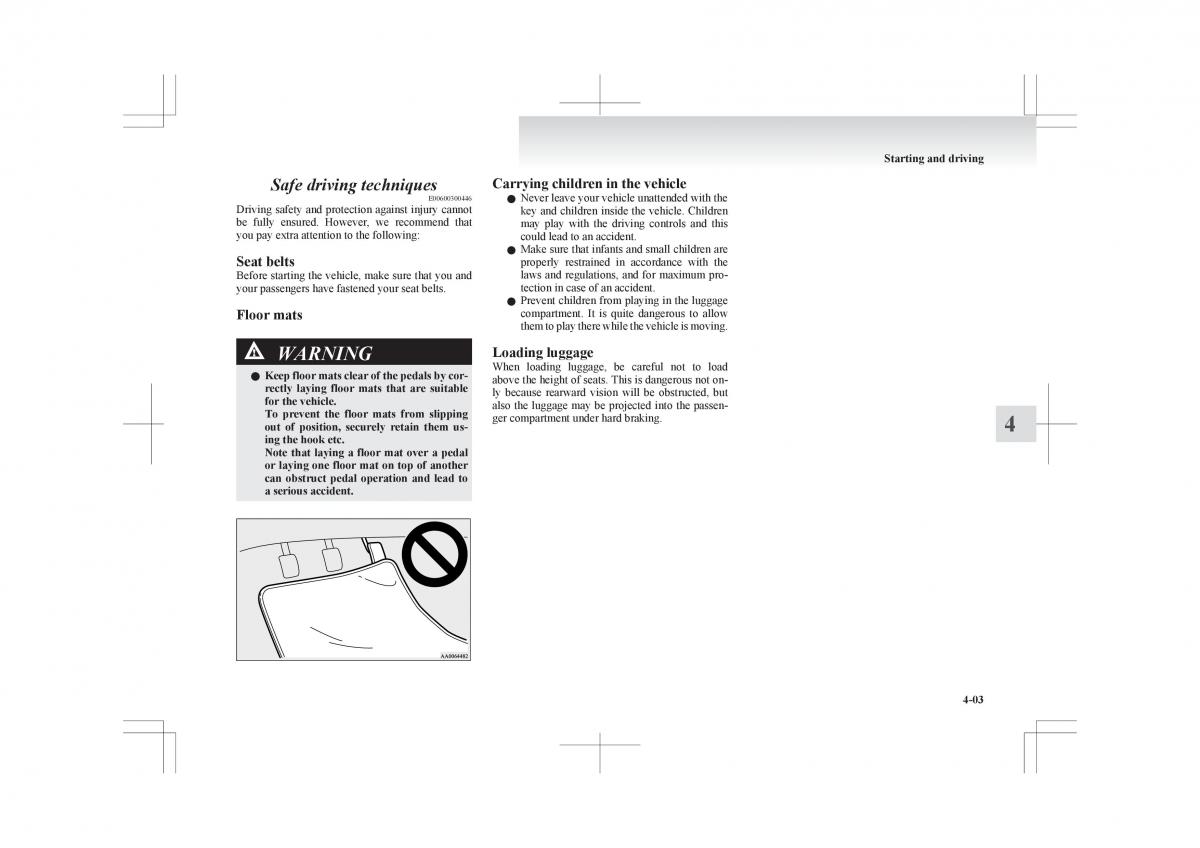 Mitsubishi ASX RVR owners manual / page 155