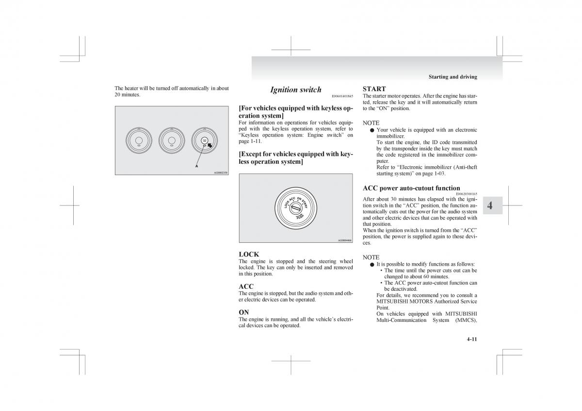 Mitsubishi ASX RVR owners manual / page 163