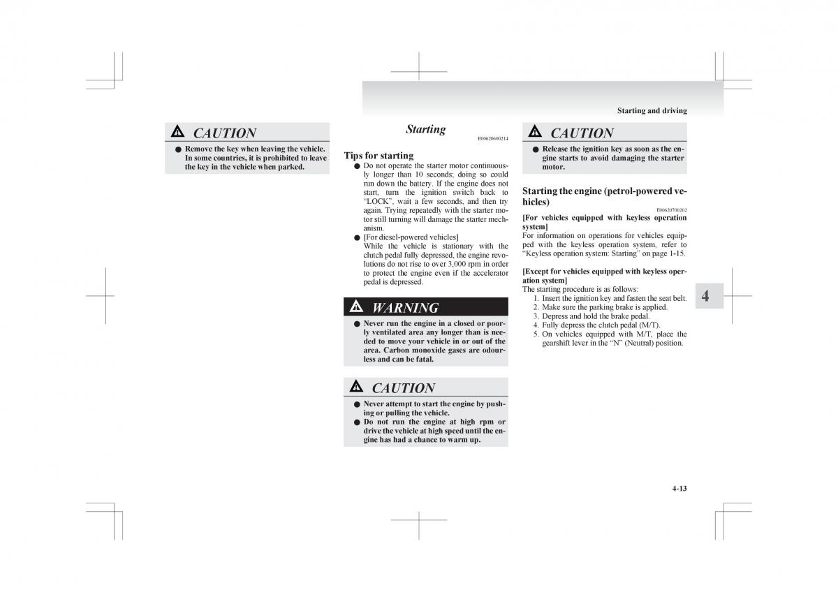 Mitsubishi ASX RVR owners manual / page 165