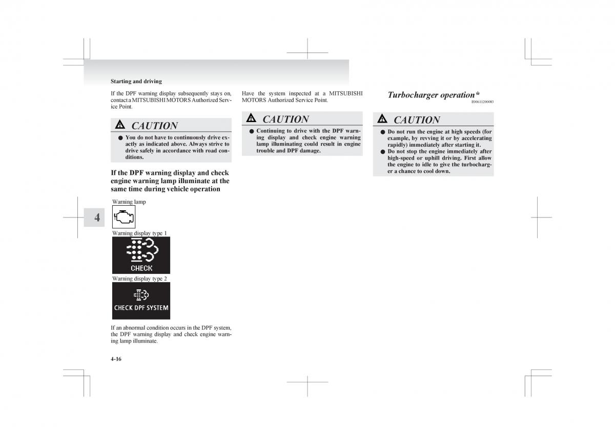 Mitsubishi ASX RVR owners manual / page 168